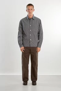 Men's Organic Cotton Another Shirt 4.0 – Blue White Check | Centre Commercial
