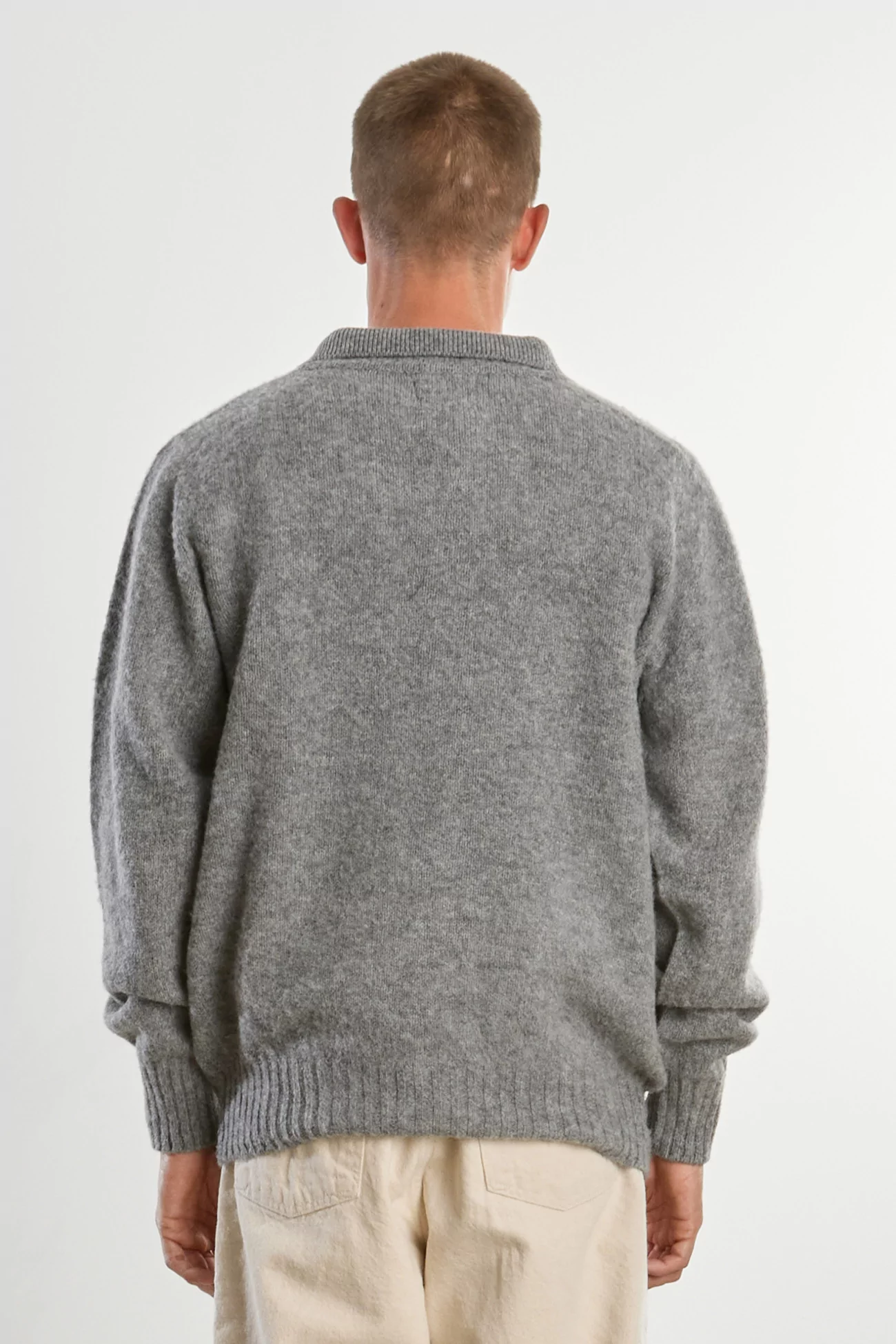 Shetland Wool Creatures Of The Howlin' Moon Sweater – Med Grey | Centre Commercial