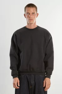 Sweatshirt Coton Heavy Gusset Crewneck – Anthracite | Centre Commercial