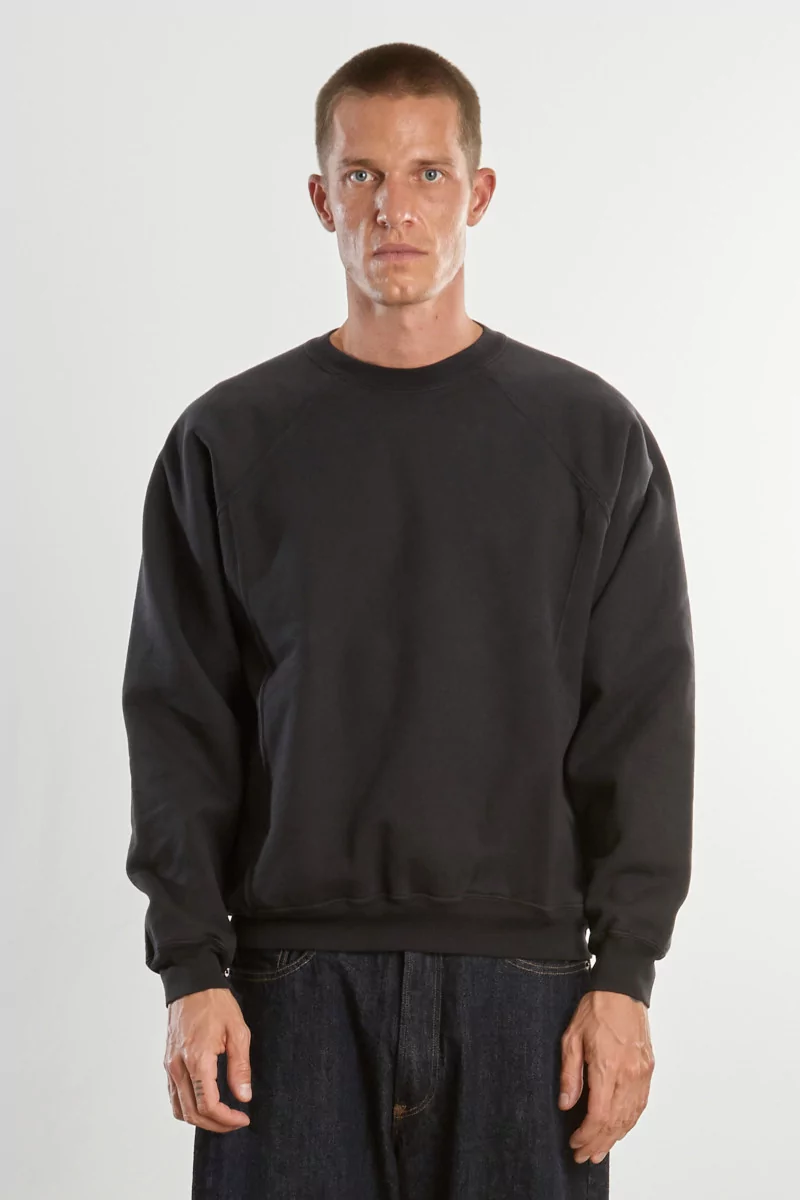 Sweatshirt Coton Heavy Gusset Crewneck – Anthracite | Centre Commercial