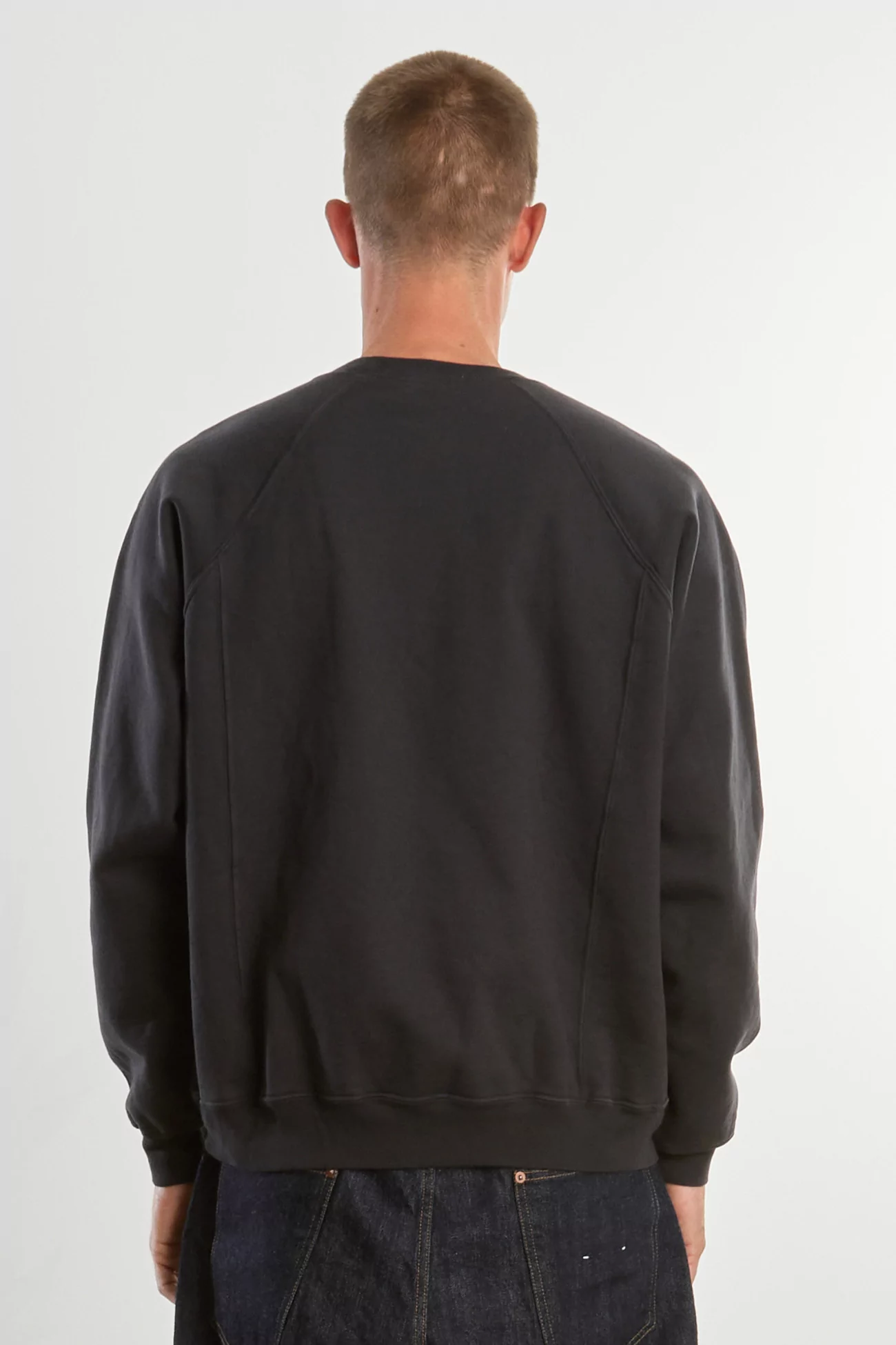 Sweatshirt Coton Heavy Gusset Crewneck – Anthracite | Centre Commercial