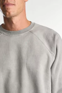 Cotton Heavy Gusset Crewneck – Pigment Chalk | Centre Commercial