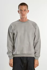 Sweatshirt Coton Heavy Gusset Crewneck – Pigment Chalk | Centre Commercial