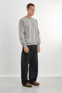 Sweatshirt Coton Heavy Gusset Crewneck – Pigment Chalk | Centre Commercial