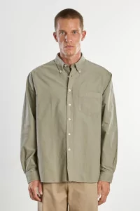 Cotton Oxford Dad's Shirt – Sage | Centre Commercial
