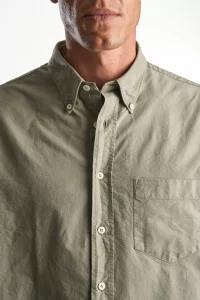 Cotton Oxford Dad's Shirt – Sage | Centre Commercial