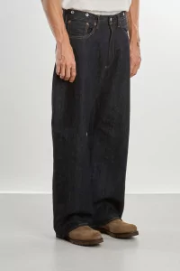 Japanese Selvedge Denim 119OW Type Wide Jeans – One Wash | Centre Commercial