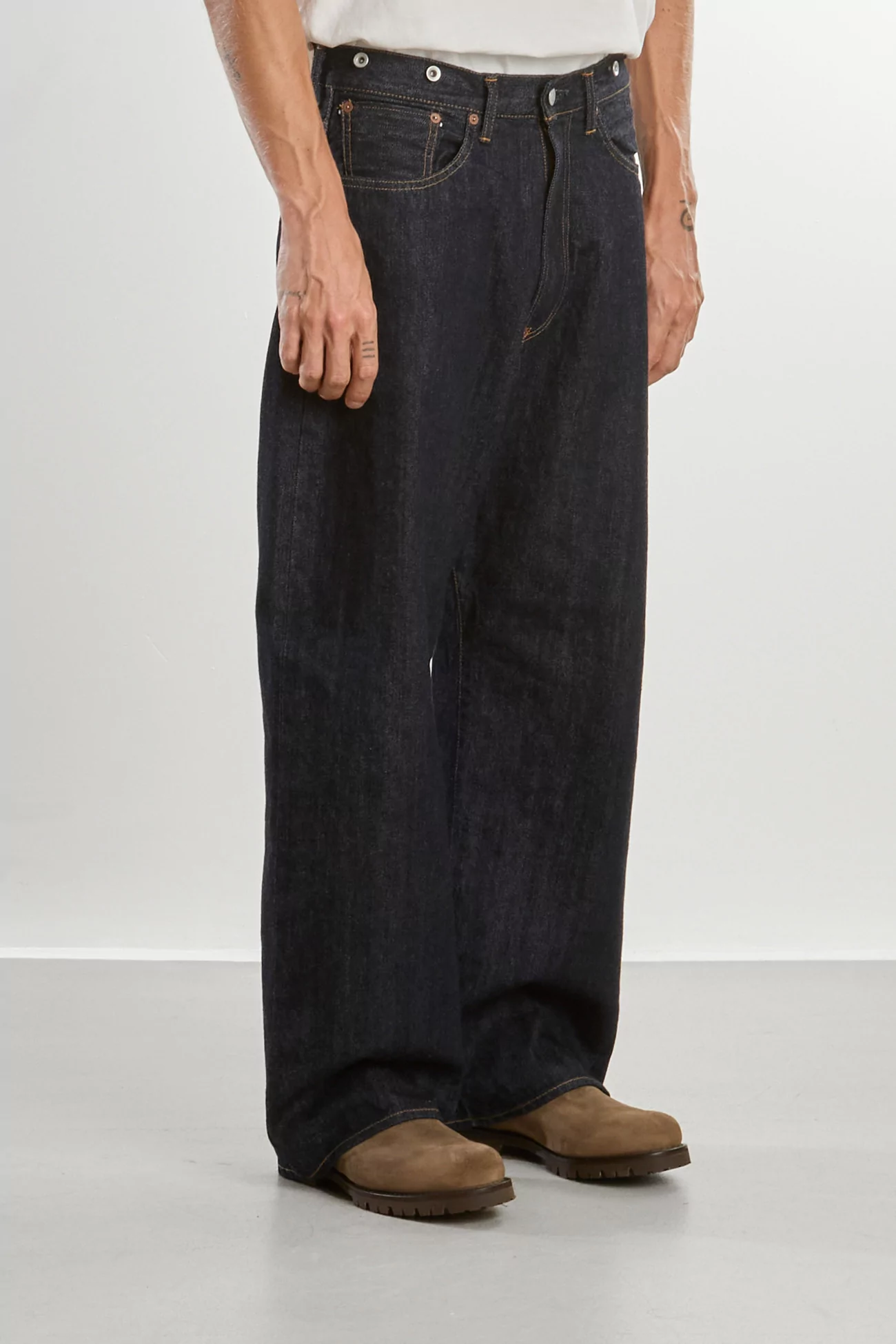 Jean Denim Selvedge Japonais 119OW Type Wide – One Wash | Centre Commercial