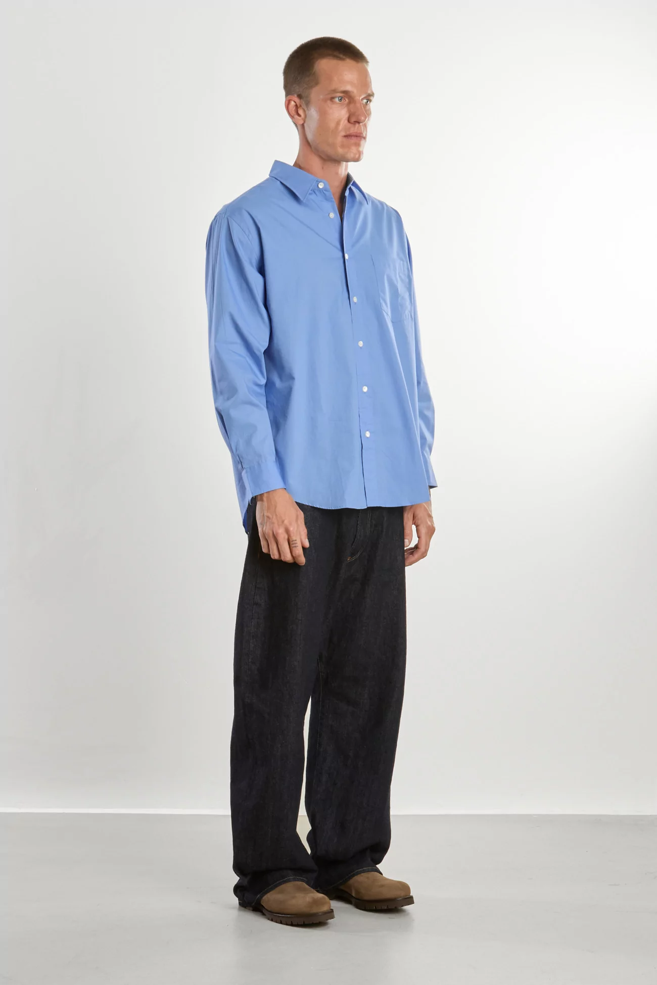 Chemise Coton Standard – Sax | Centre Commercial