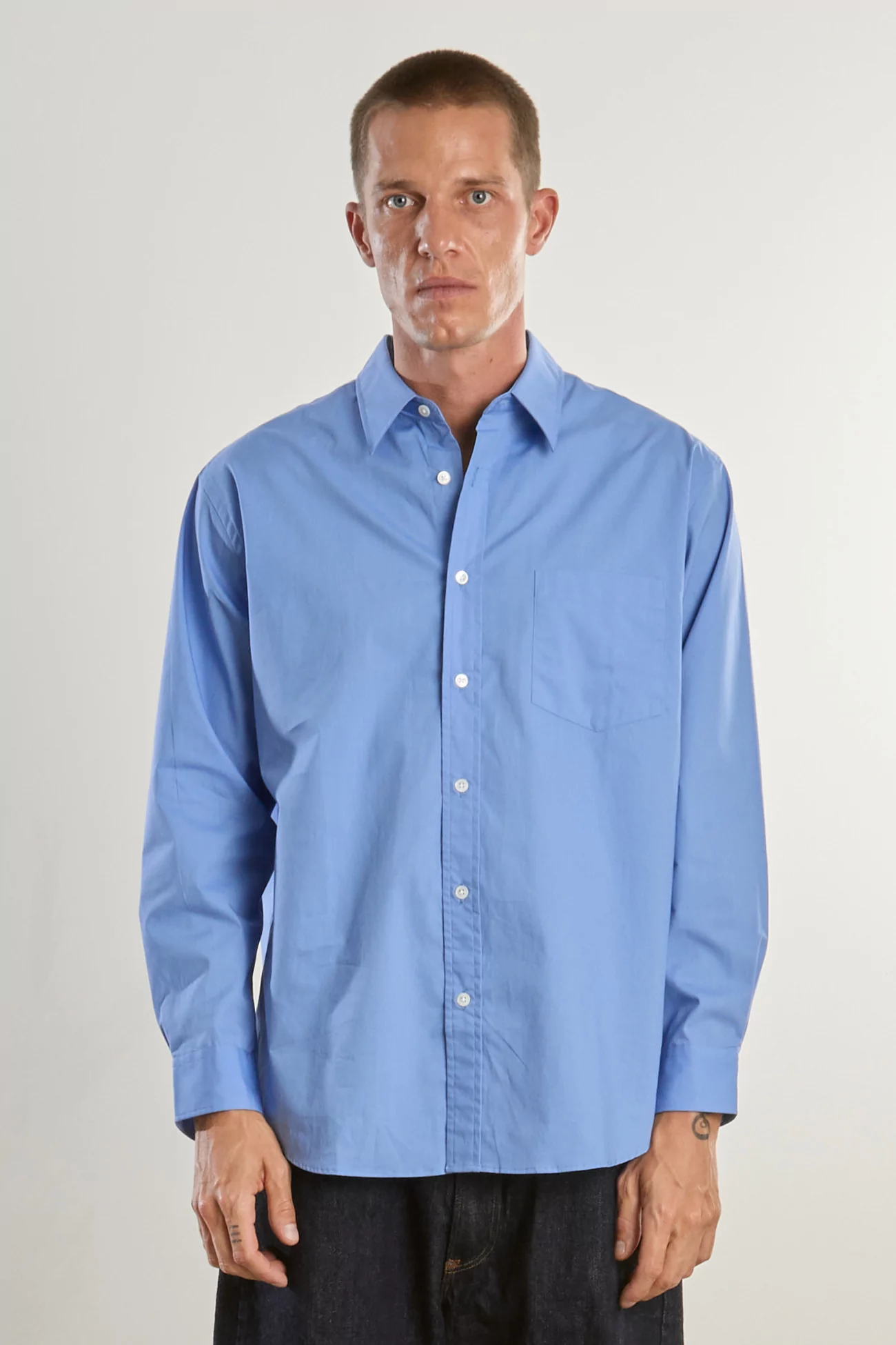 Chemise Coton Standard – Sax | Centre Commercial