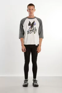 T-shirt Running Coton Bio MothTech Baseball – Aged Off White | Centre Commercial
