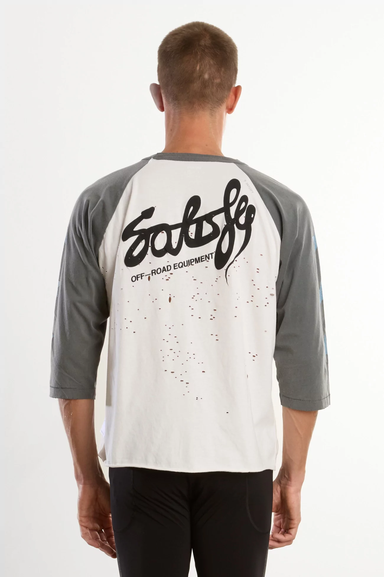 T-shirt Running Coton Bio MothTech Baseball – Aged Off White | Centre Commercial