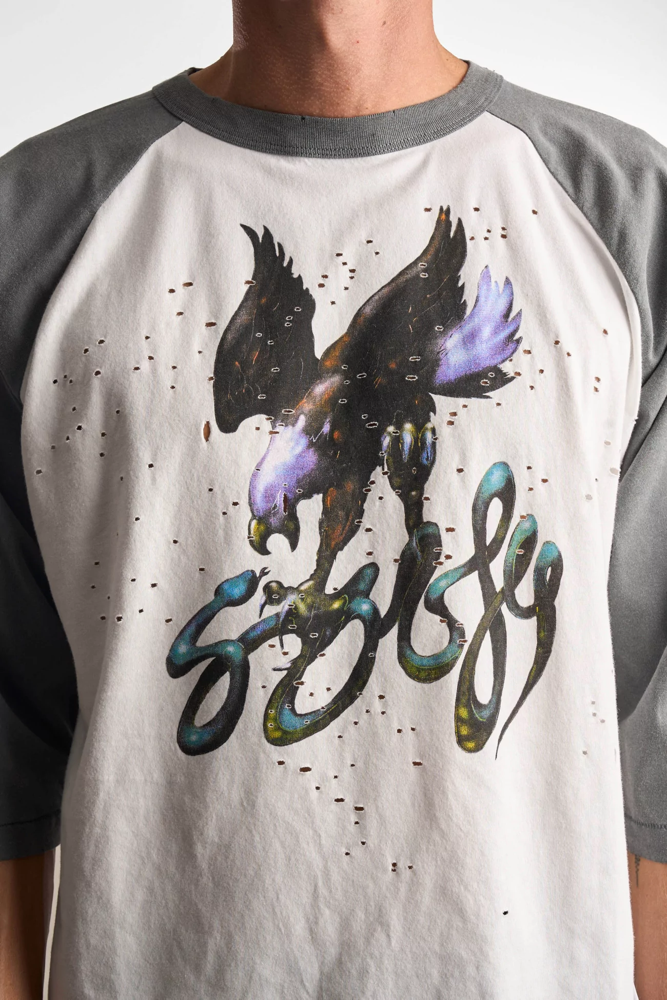 MothTech Baseball Running Tee – Aged Off White | Centre Commercial