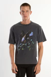 T-shirt Running Coton Bio MothTech – Aged Black Eagle | Centre Commercial