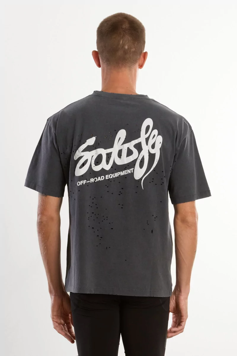 MothTech Running T-Shirt – Aged Black Eagle | Centre Commercial