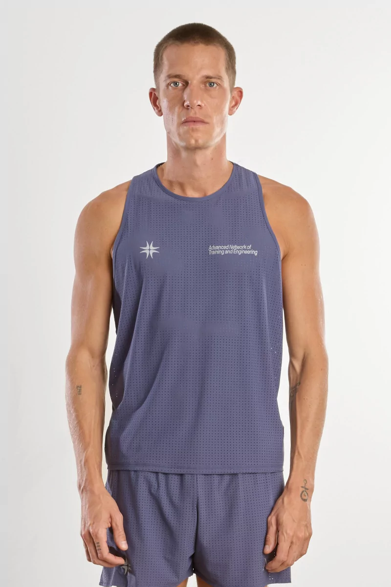 Ante Berlin Elite Running Singlet – Grey | Centre Commercial