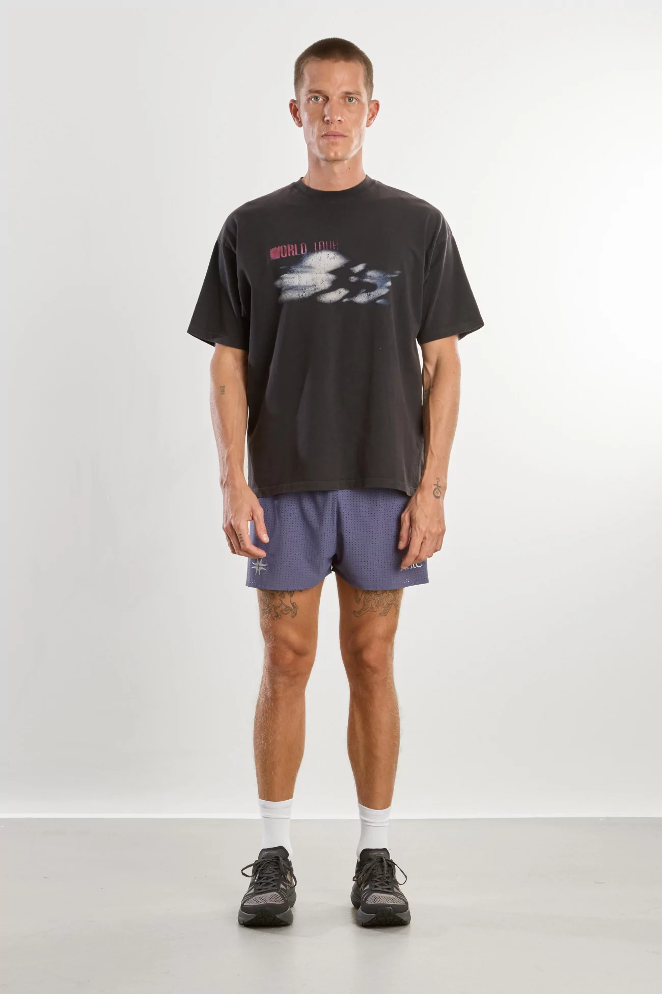T-shirt Coton Ante Berlin World Tour 2026 – Washed Black | Centre Commercial