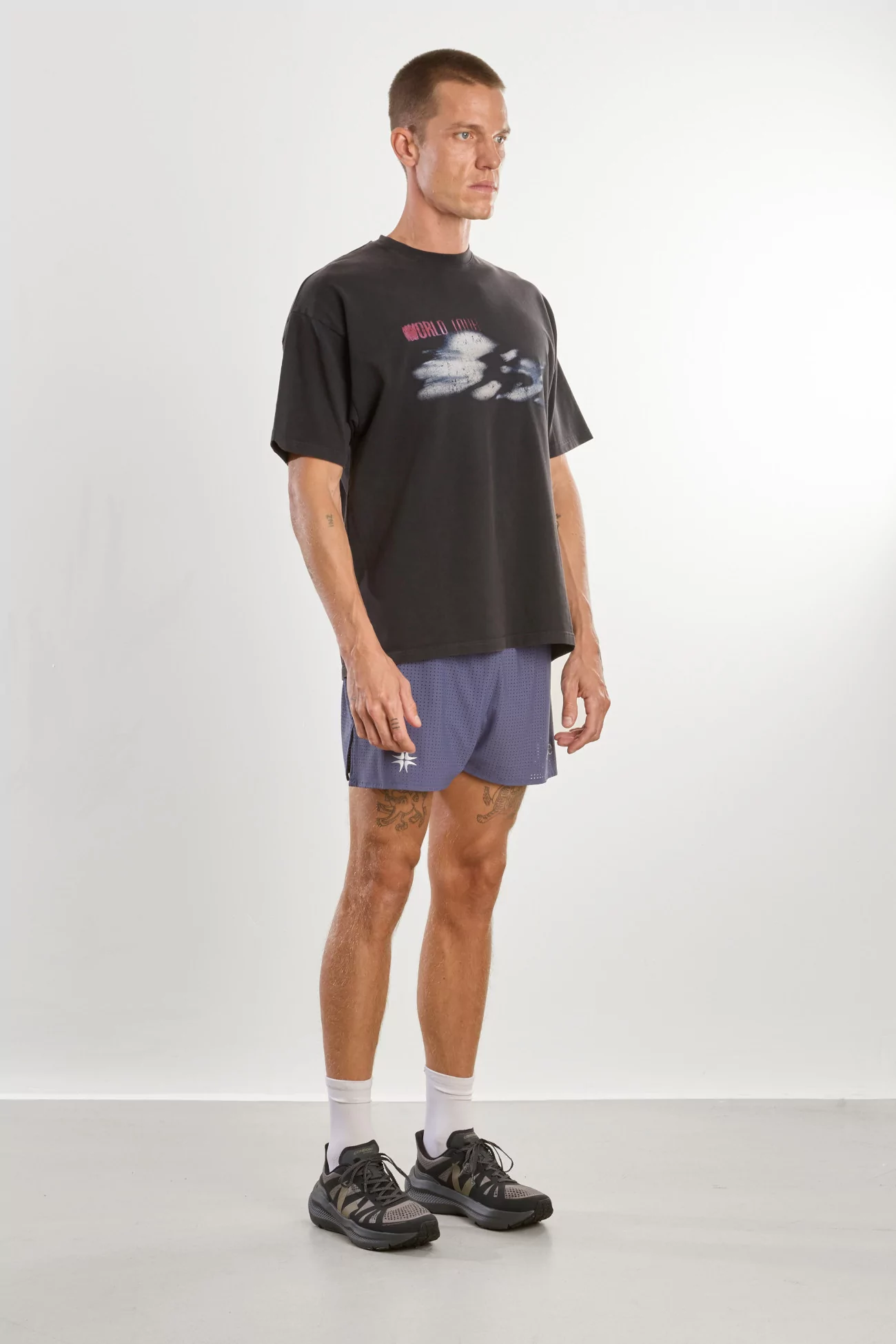 T-shirt Coton Ante Berlin World Tour 2026 – Washed Black | Centre Commercial