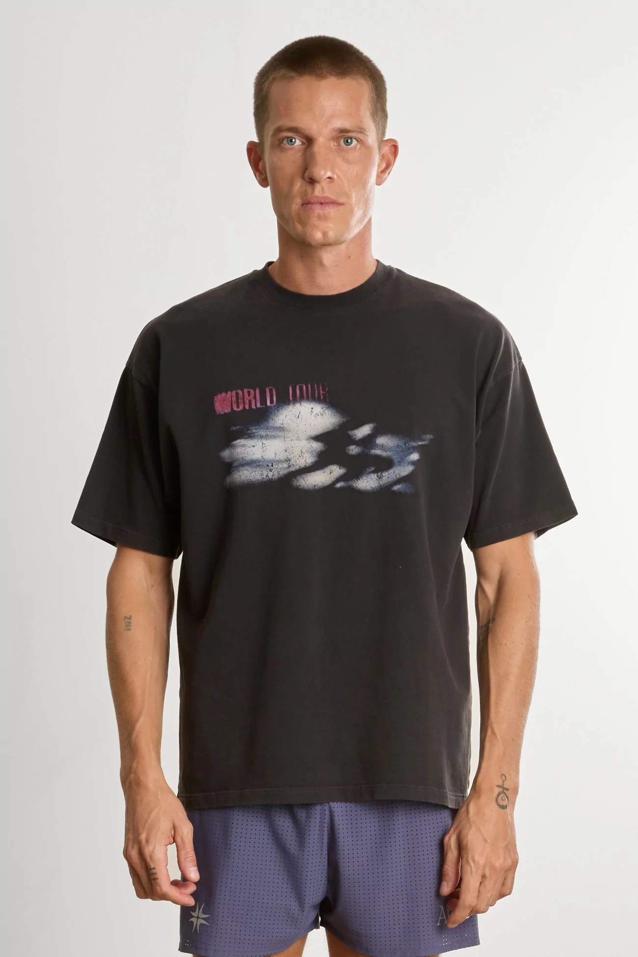 Ante Berlin World Tour 2026 T-Shirt – Washed Black | Centre Commercial