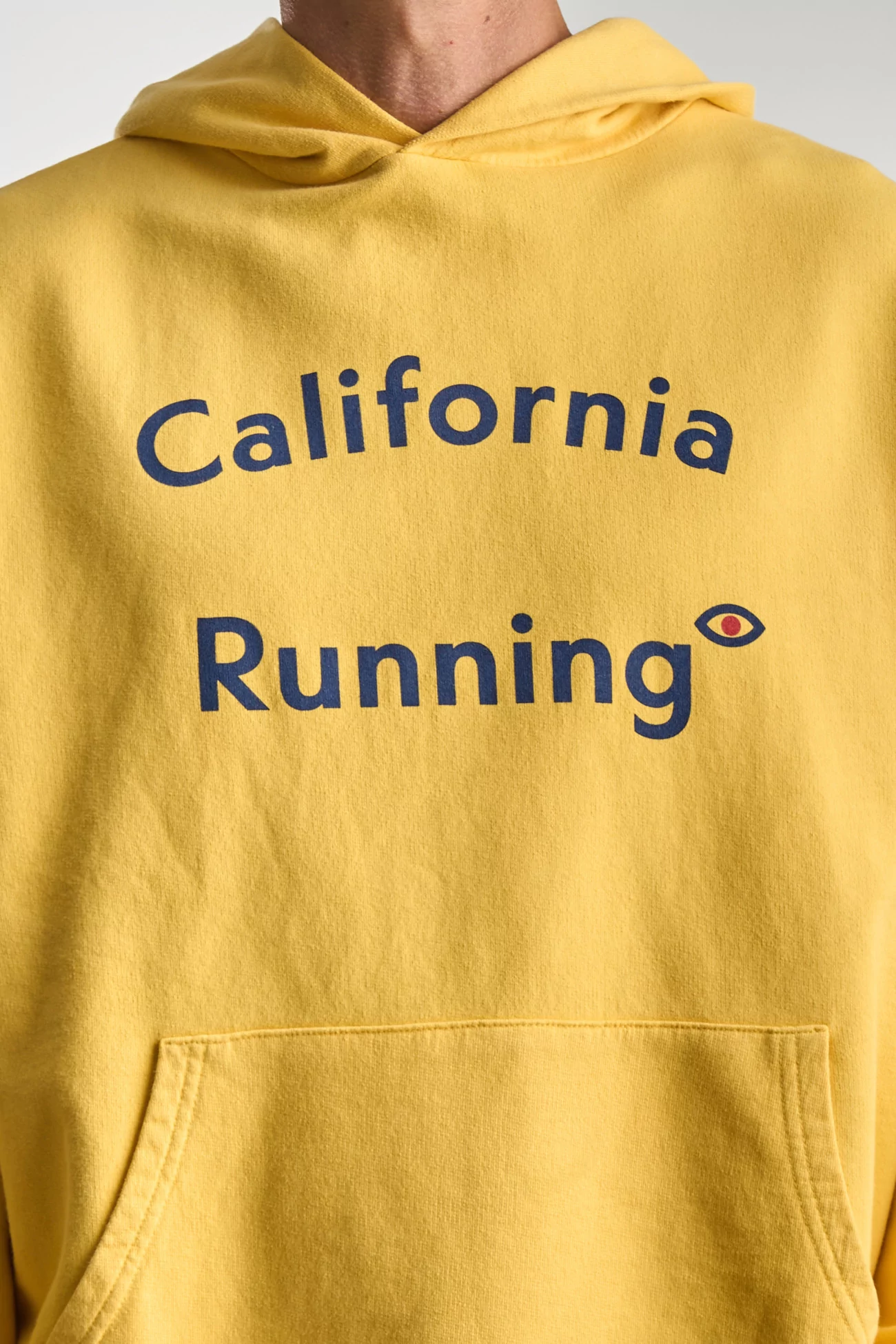 Sweat à Capuche Coton District Vision California – Warm Citron | Centre Commercial
