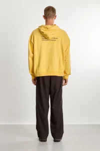District Vision California Cotton Hoodie – Warm Citron | Centre Commercial