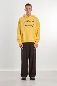 District Vision California Cotton Hoodie – Warm Citron | Centre Commercial