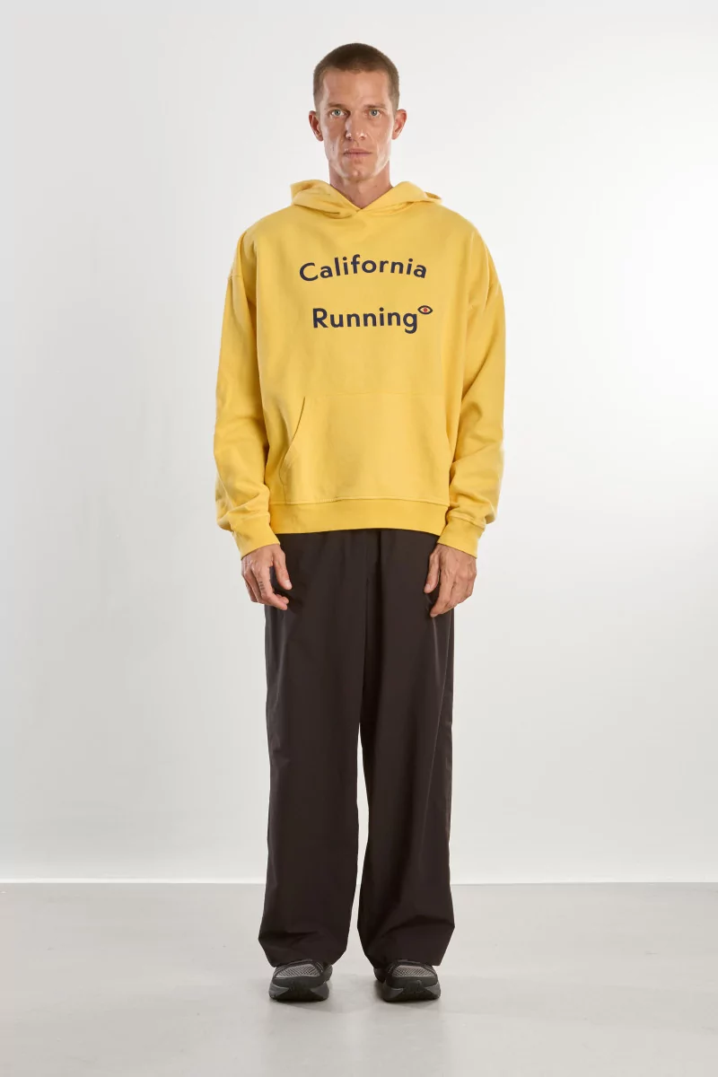 District Vision California Cotton Hoodie – Warm Citron | Centre Commercial