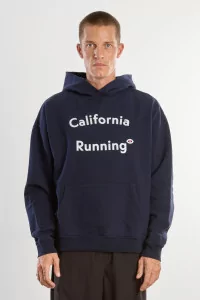 Sweat à Capuche Coton District Vision California – Navy | Centre Commercial