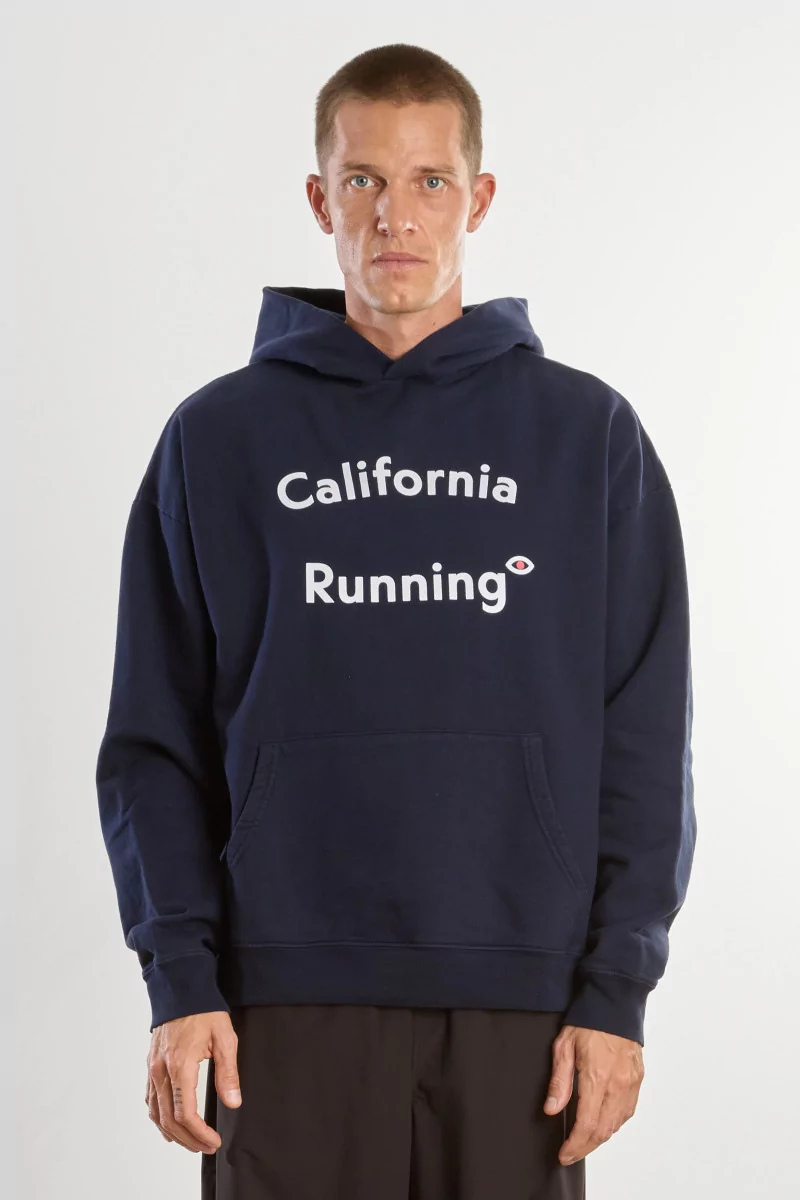 District Vision California Cotton Hoodie – Navy | Centre Commercial