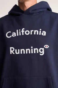 Sweat à Capuche Coton District Vision California – Navy | Centre Commercial