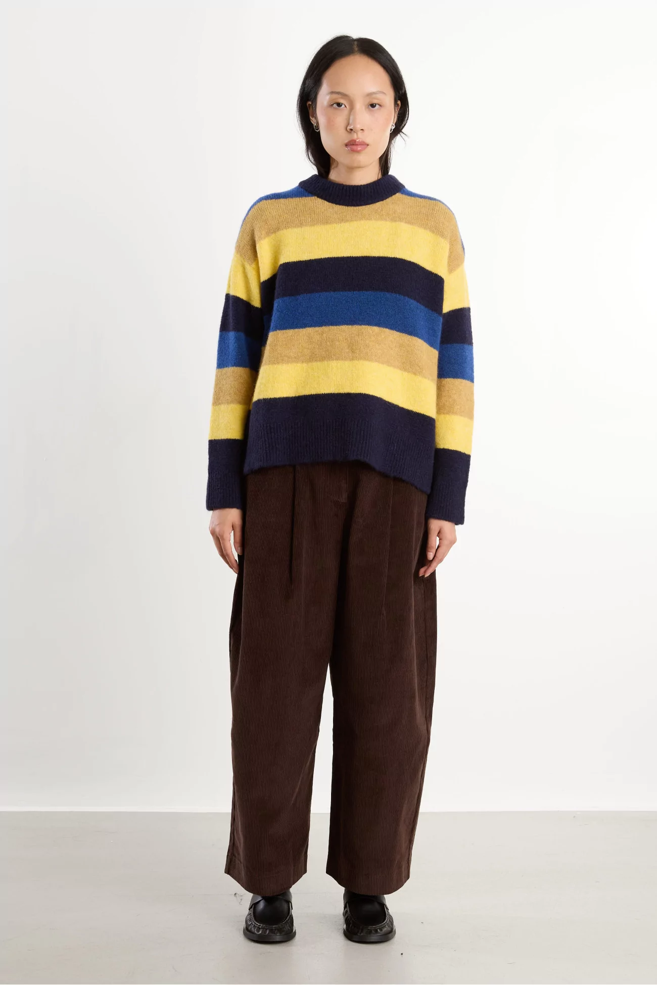 Olivo Striped Alpaca Sweater Women Rita Row – Blue | Centre Commercial