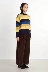 Olivo Striped Alpaca Sweater Women Rita Row – Blue | Centre Commercial
