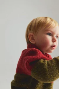 Pull bébé Tigris laine colorblock - Cozmo