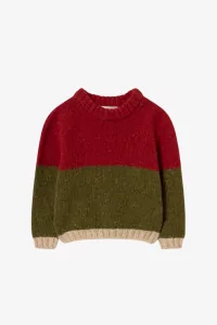 Tigris Baby Wool Colourblock Sweater - Cozmo