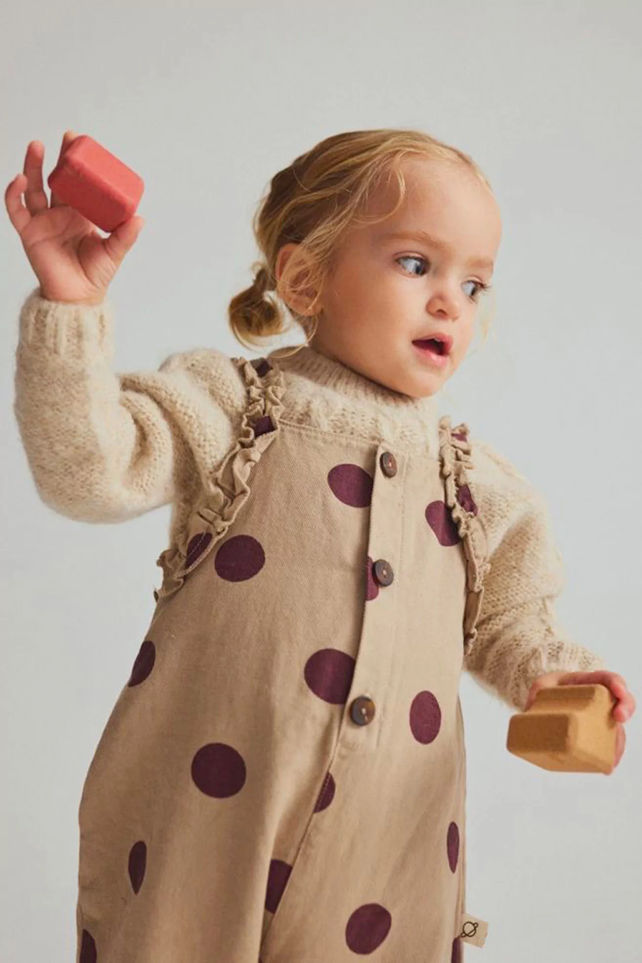 Pull bébé Alba maille torsadée - Cozmo