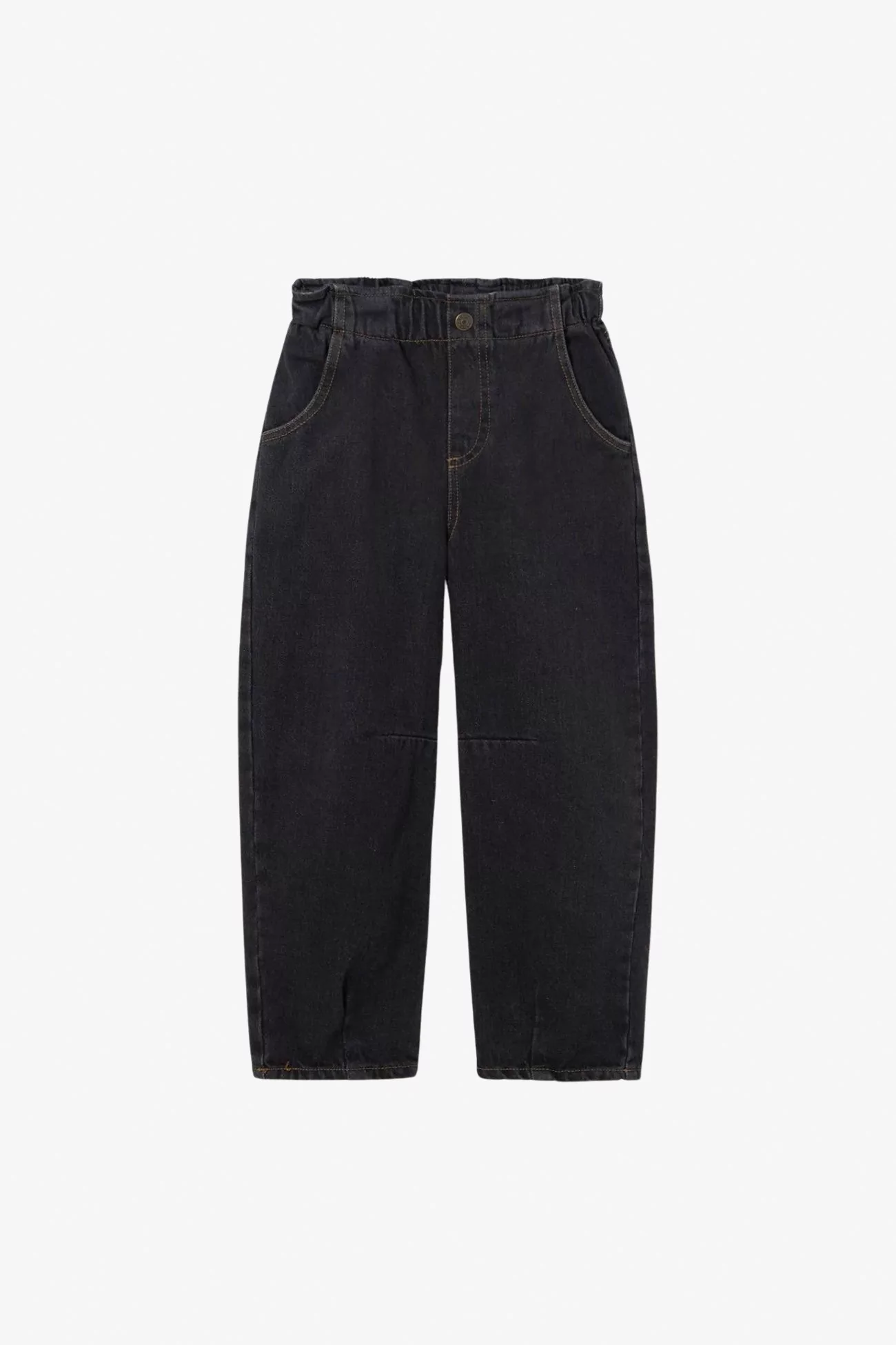 Kids Atenas Denim Paper-Bag Pants - Cozmo