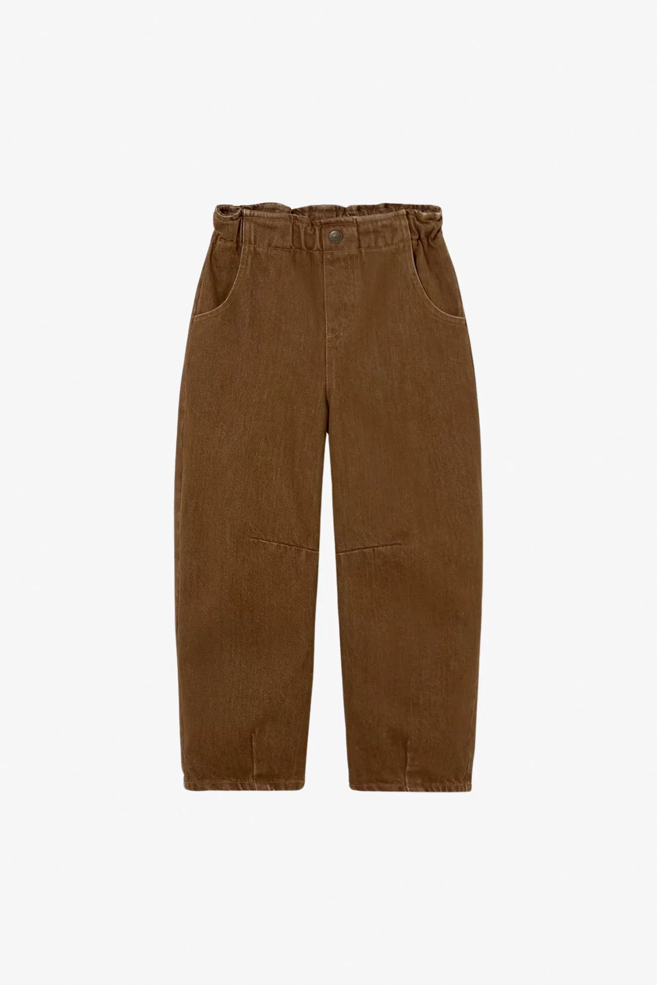 Pantalon enfant Atenas denim taille paper-bag - Cozmo