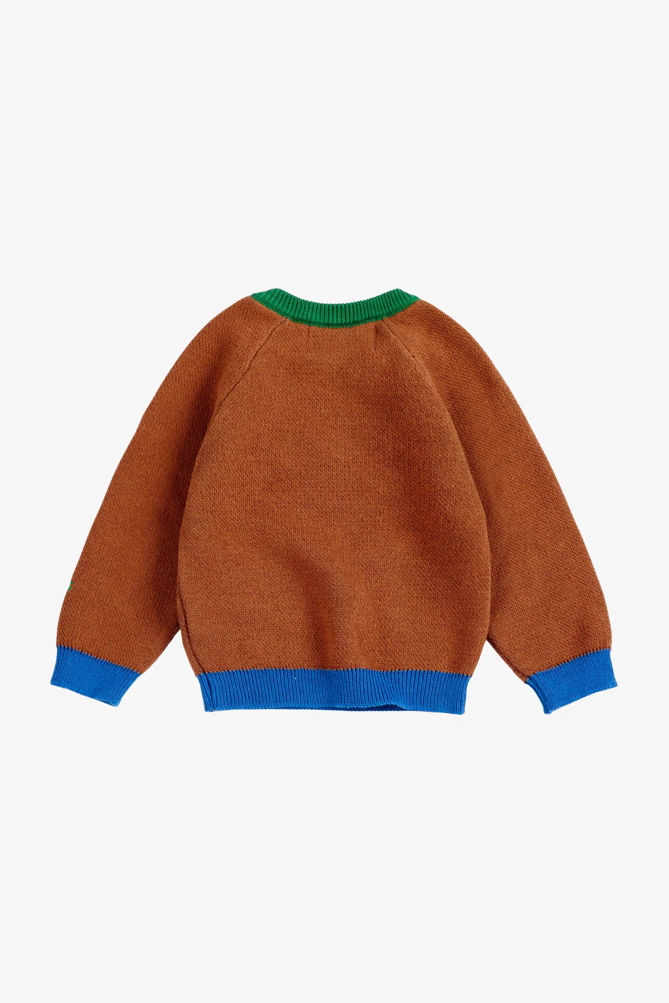 Pull Bébé Jacquard Coton Bio Mush Monster – Dark Brown | Centre Commercial