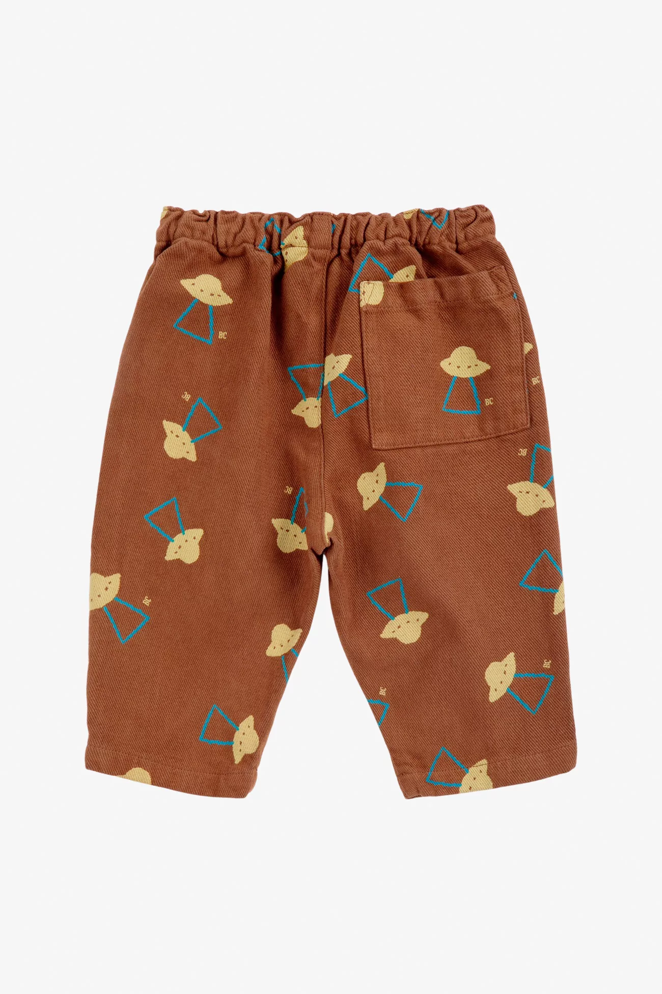 Baby Lyocell Cotton Pants Pixel Abduction – Brown | Centre Commercial