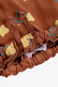 Pantalon Bébé Lyocell Coton Pixel Abduction – Brown | Centre Commercial