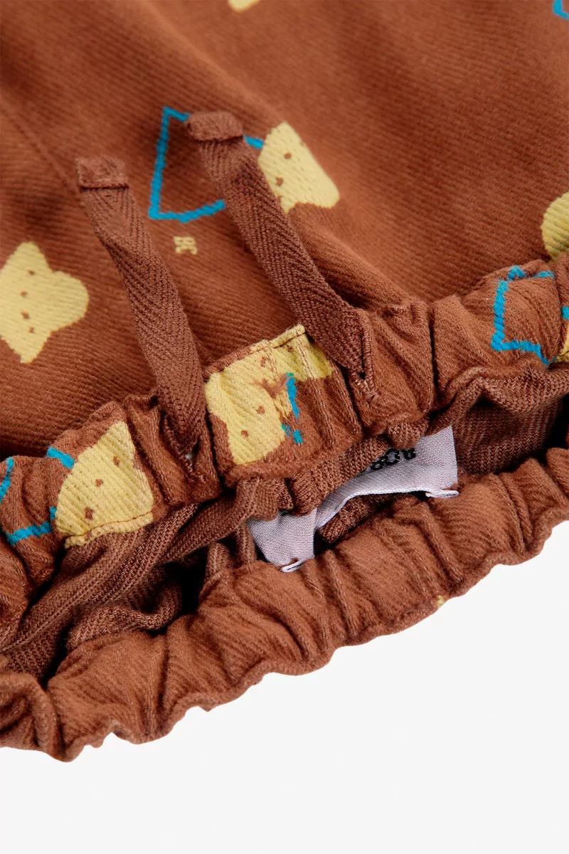 Pantalon Bébé Lyocell Coton Pixel Abduction – Brown | Centre Commercial