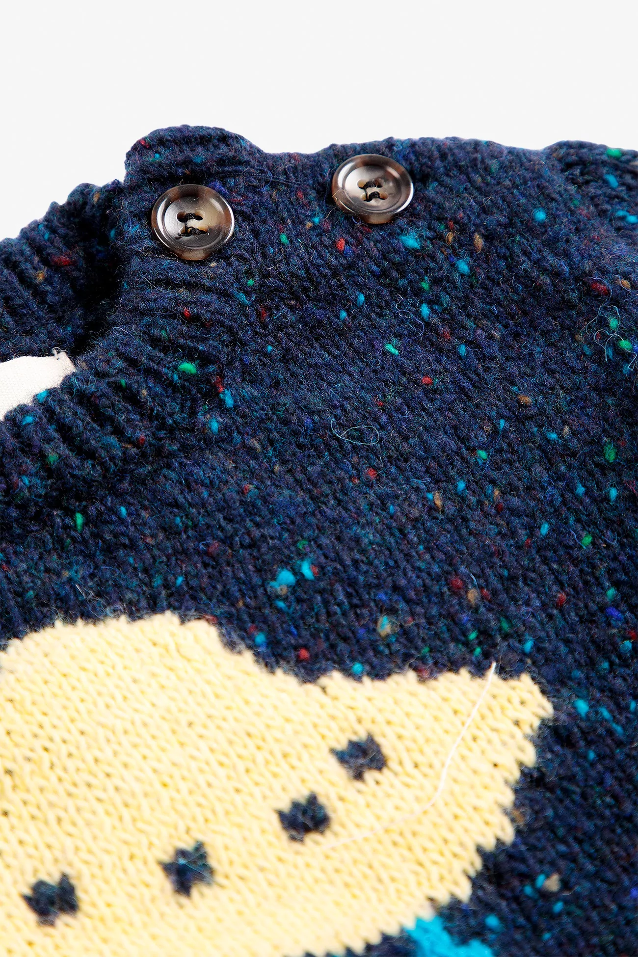 Baby Wool Jumper Pixel Abduction – Navy | Centre Commercial
