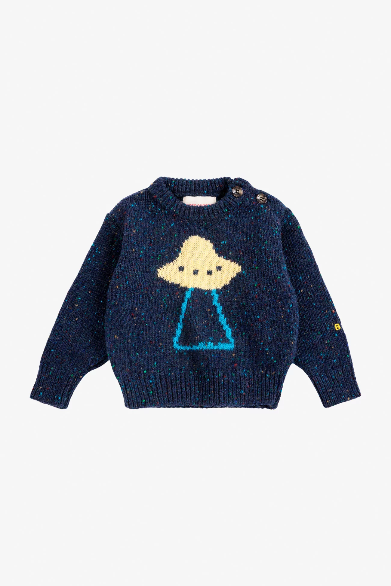 Pull Bébé Laine Pixel Abduction – Navy | Centre Commercial