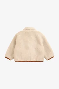 Baby Reversible Sherpa Jacket Pixel Abduction – Brown | Centre Commercial