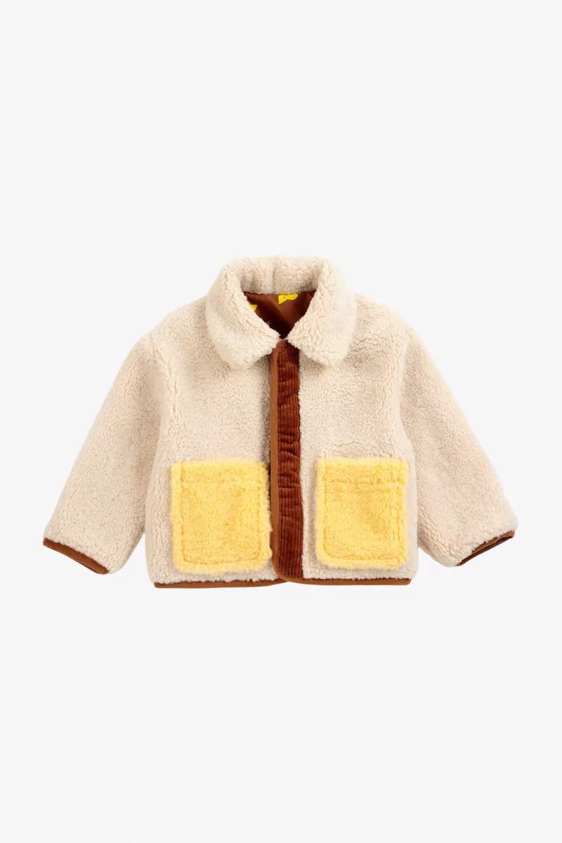 Veste Bébé Réversible Peau Lainée Pixel Abduction – Brown | Centre Commercial