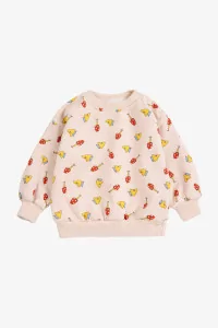 Sweatshirt Bébé Coton Mush Monster Duo – Off White | Centre Commercial