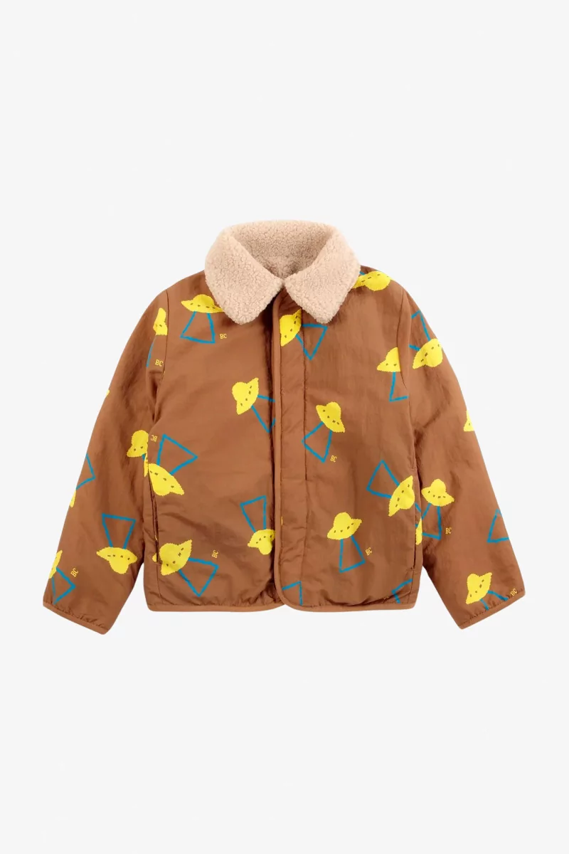 Veste Enfant Réversible Pixel Abduction – Brown | Centre Commercial