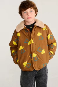 Veste Enfant Réversible Pixel Abduction – Brown | Centre Commercial