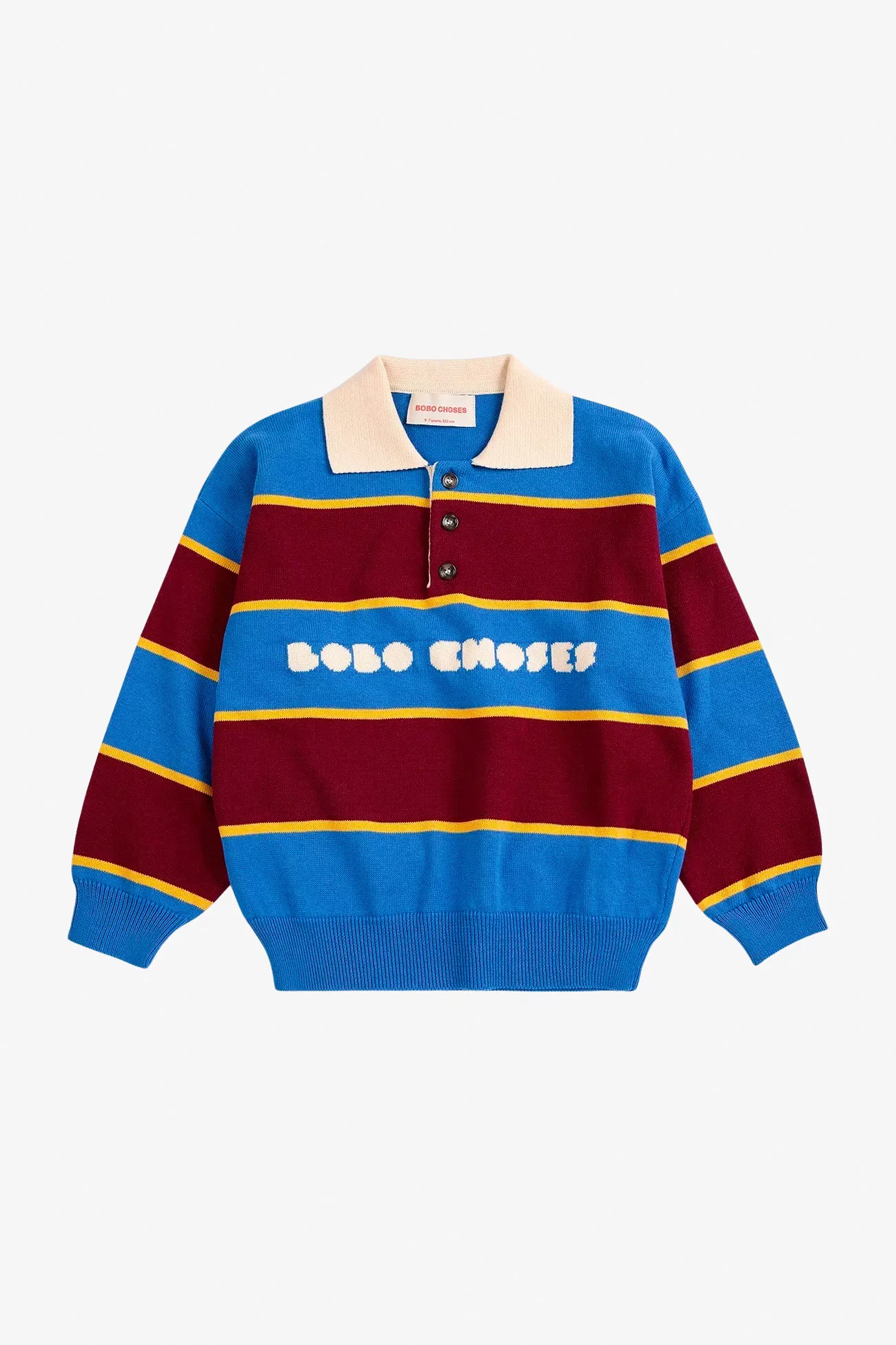 Kids Polo Organic Cotton Jumper Bolder – Multicolor | Centre Commercial
