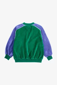 Sweatshirt Enfant Éponge Color Block – Green | Centre Commercial